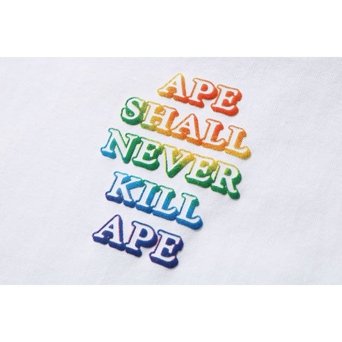 RAINBOW ASNKA APE HEAD TEE LADIES