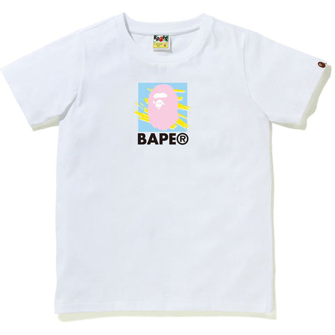 MULTI COLOR PRINT TEE LADIES