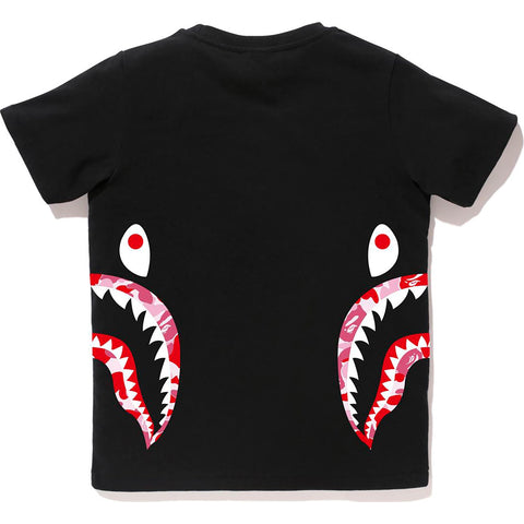 ABC CAMO SIDE SHARK TEE LADIES