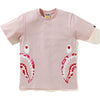 ABC CAMO SIDE SHARK TEE LADIES