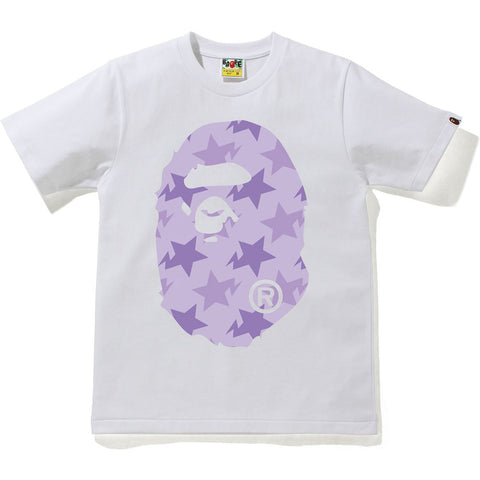 STA PATTERN BIG APE HEAD TEE LADIES