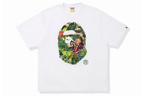 BAPE X MONKEY 47 APE HEAD TEE MENS