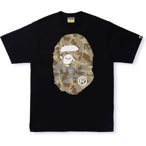 SAND CAMO BIG APE HEAD TEE MENS