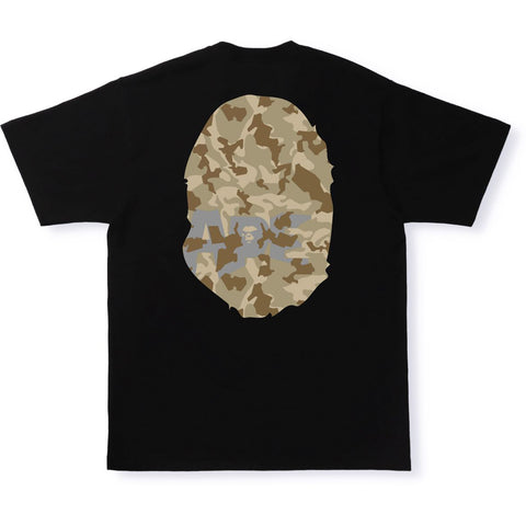 SAND CAMO BIG APE HEAD TEE MENS