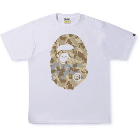 SAND CAMO BIG APE HEAD TEE MENS