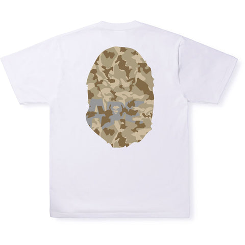 SAND CAMO BIG APE HEAD TEE MENS