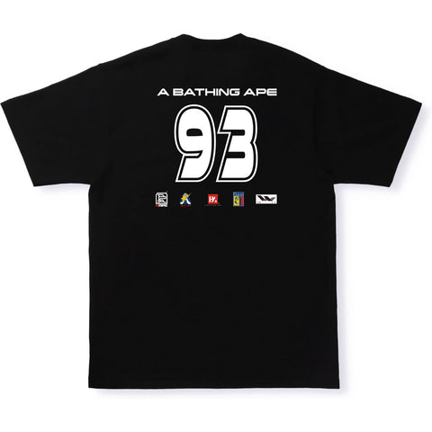 A BATHING APE TEAM LOGO TEE MENS