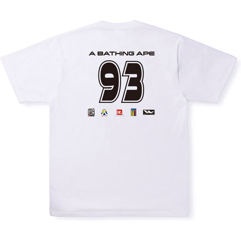 A BATHING APE TEAM LOGO TEE MENS