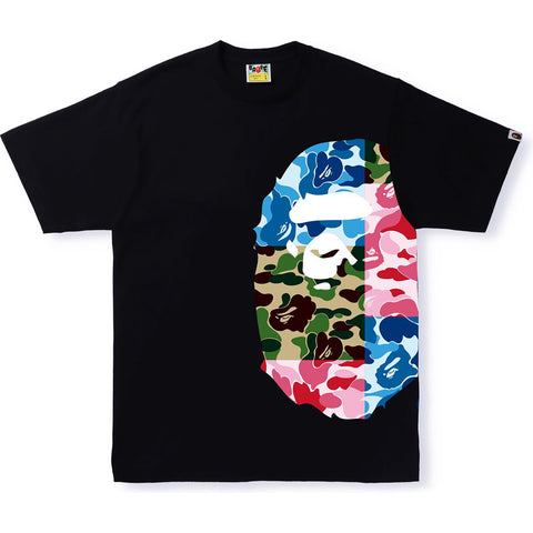 ABC CAMO CRAZY SIDE BIG APE HEAD TEE MENS