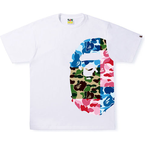 ABC CAMO CRAZY SIDE BIG APE HEAD TEE MENS