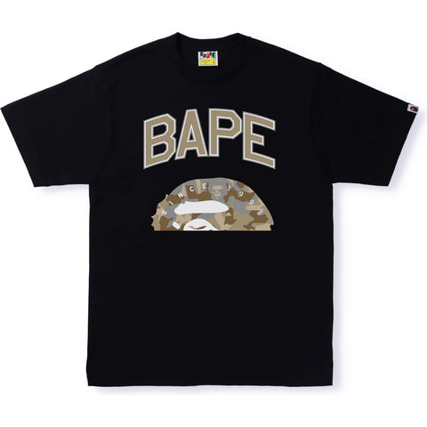 SAND CAMO HALF APE HEAD TEE MENS