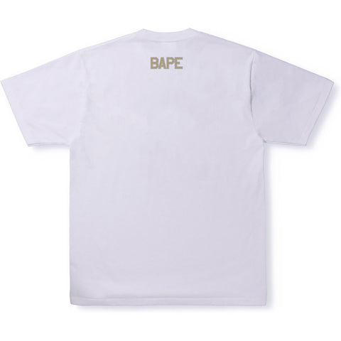 SAND CAMO HALF APE HEAD TEE MENS