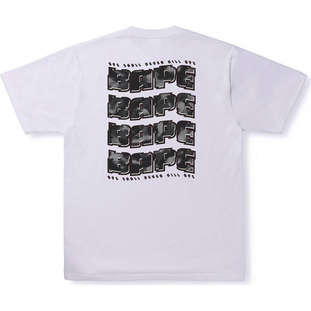 STROKE CAMO DISTORTION TEE MENS | sale.bapeus.com