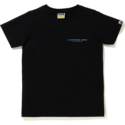 A BATHING APE LINE CAMO TEE LADIES
