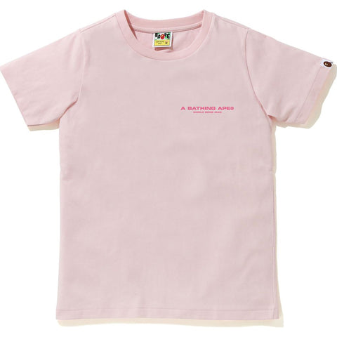 A BATHING APE LINE CAMO TEE LADIES