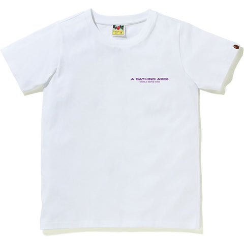 A BATHING APE LINE CAMO TEE LADIES