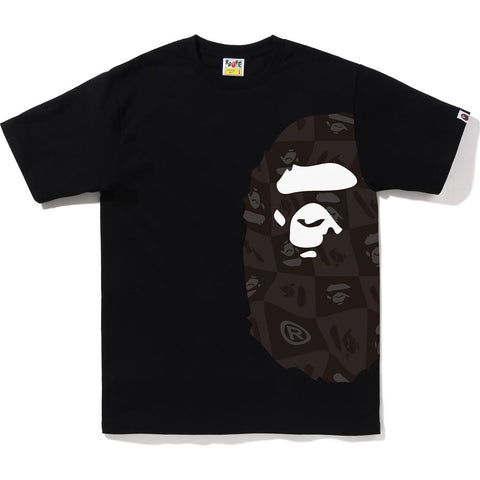 BAPE DISTORTION SIDE BIG APE HEAD TEE MENS