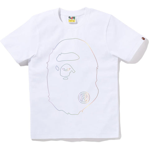 HOLOGRAM BIG APE HEAD TEE LADIES