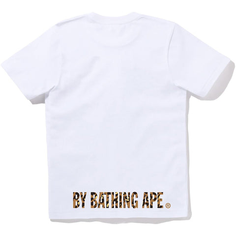 BAPE LEOPARD APE FACE STA TEE LADIES