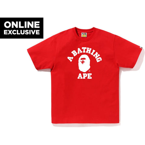 BICOLOR COLLEGE TEE BAPEC MENS
