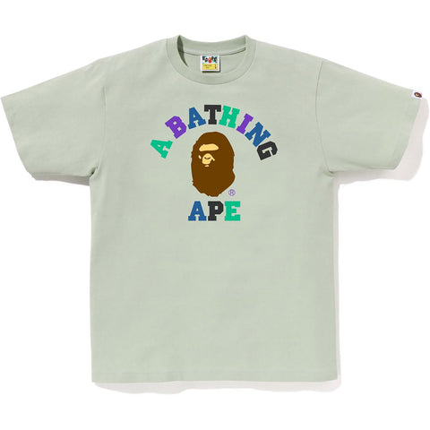 BAPE MENS COLORS COLLEGE TEE