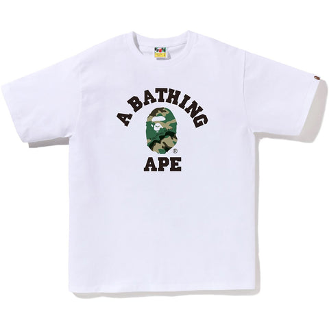 WOODLAND CAMO COLLEGE TEE MENS