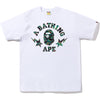 BAPE THERMOGRAPHY POLYGON COLLEGE TEE M