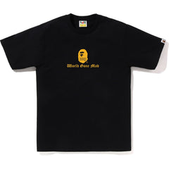 A BATHING APE LOGO TEE MENS