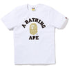 BAPE LOGO MONOGRAM COLLEGE TEE L C