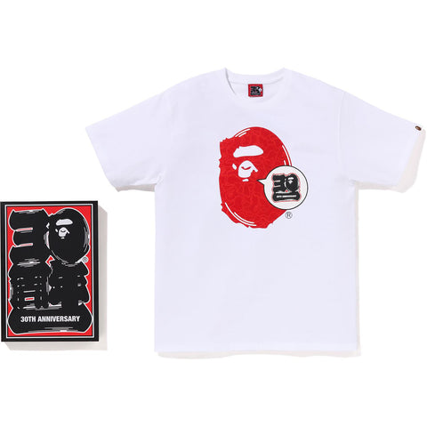 BAPE® 30TH ANNIV. APE HEAD TEE MENS