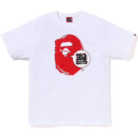 BAPE® 30TH ANNIV. APE HEAD TEE MENS