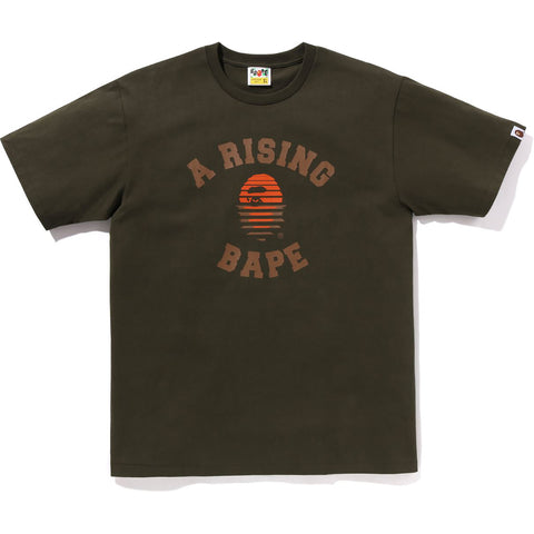 A RISING BAPE TEE MENS