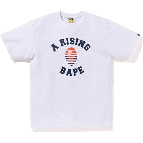 A RISING BAPE TEE MENS