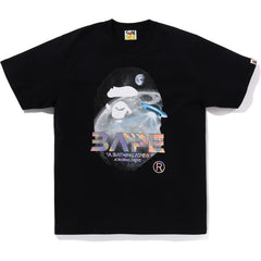 MOON PHOTO APE HEAD TEE MENS