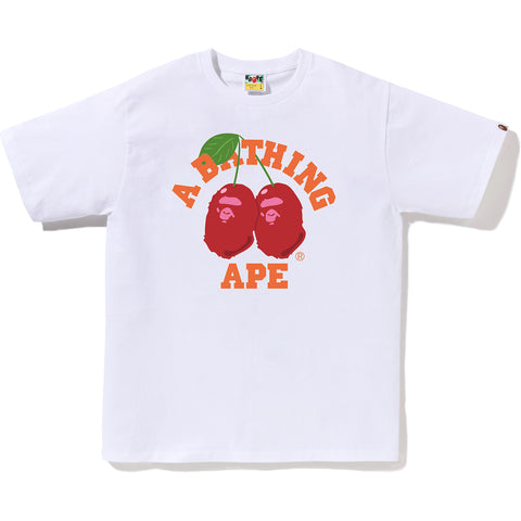 CHERRY COLLEGE TEE M