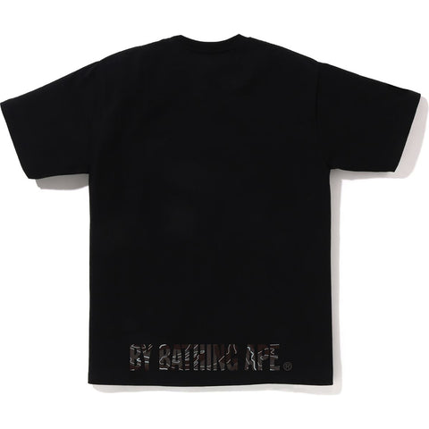 LAYERED LINE CAMO APE FACE TEE MENS