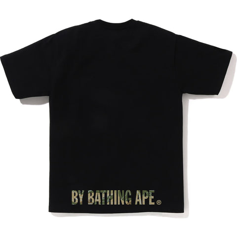 LAYERED LINE CAMO APE FACE TEE MENS