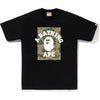 LAYERED LINE CAMO ON COLLEGE TEE MENS