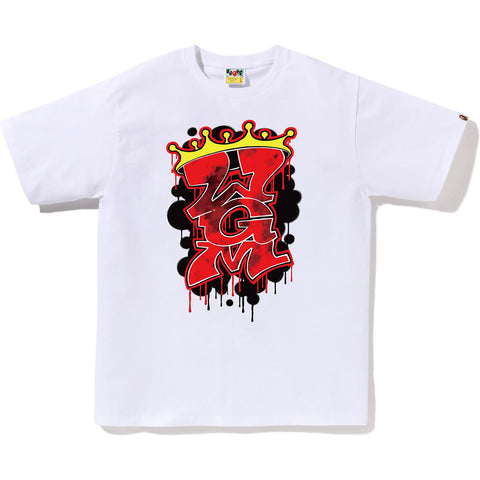 BAPE GRAFFITI WGM TEE MENS