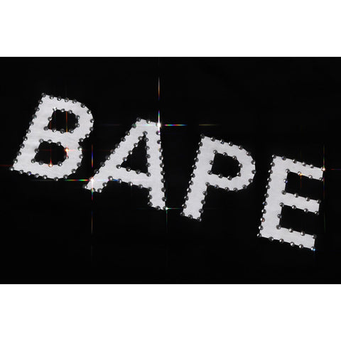 CRYSTAL STONE BAPE LOGO TEE MENS