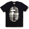 BAPE CHECK BIG APE HEAD TEE LADIES