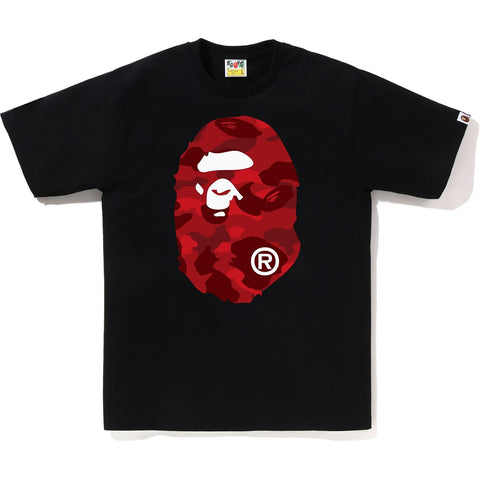 COLOR CAMO BIG APE HEAD TEE MENS