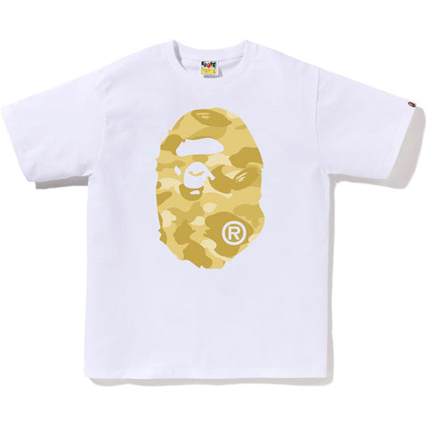 COLOR CAMO BIG APE HEAD TEE MENS