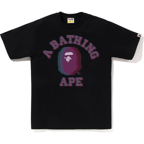 GLITCH ART COLLEGE TEE MENS