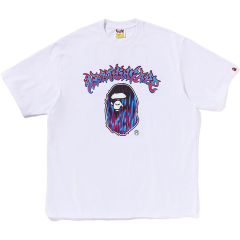 MAD FLAME APE HEAD RELAXED FIT TEE MENS