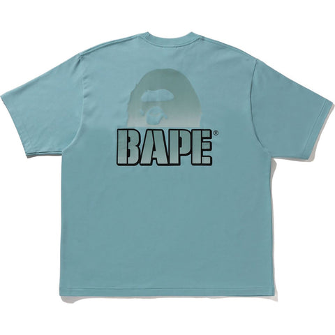 GRADIENT APE HEAD LOGO RELAXED FIT TEE MENS
