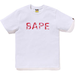 ABC CAMO GLITTER BAPE TEE LADIES