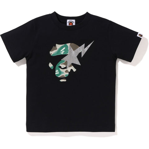 LIQUID CAMO APE FACE STA TEE KIDS