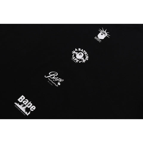 BAPE MENS US COLLEGE MULTI CAM STA T-SHIRT