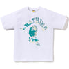 BAPE MENS TIE DYE TWIST COLLEGE T-SHIRT